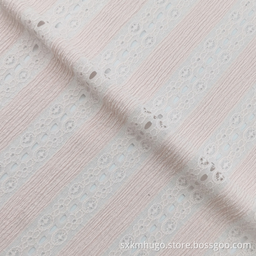 Eleganter Jacquard -Spitzenstoff für Mädchenkleid